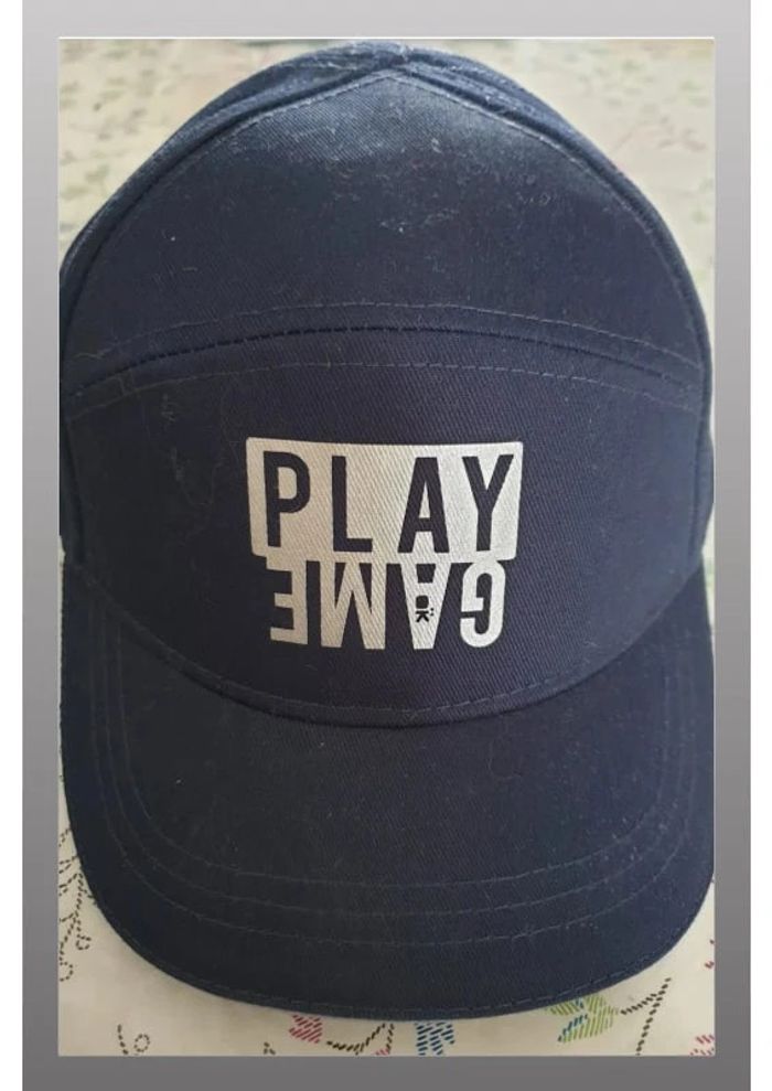 casquette enfant bleu marine "Play Game" 52cm