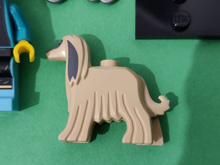 Minifig Lego Toiletteuse & chien - Parfait État - avec boîte Série 25 - Lego Original - photo numéro 4