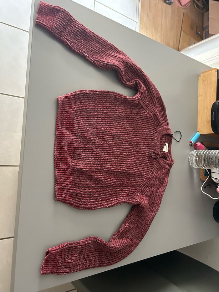 Pull bordeaux