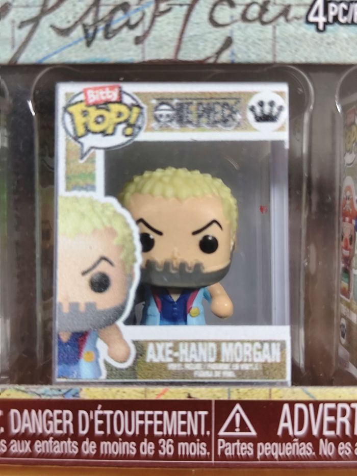 Bitty Pop! One Piece - Pack de 4 Figurines (Monkey D. Luffy, Roronoa Zoro, Axe-Hand Morgan, Buggy The Clown) - photo numéro 4