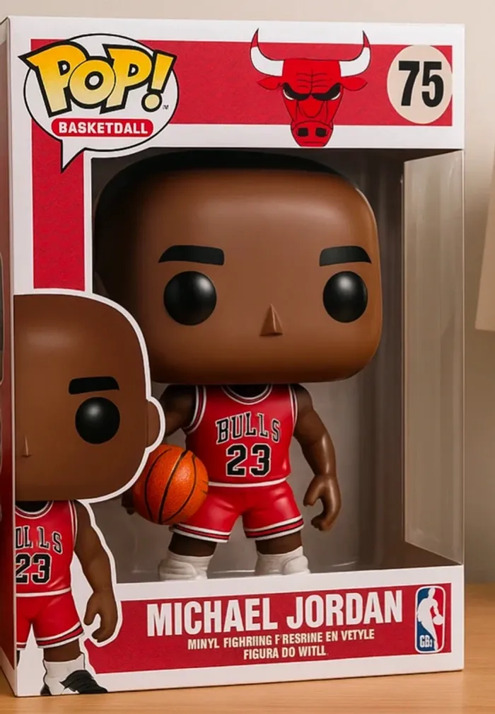 Figurine Funko Pop NBA Michael Jordan XL dans son emballage - photo numéro 3