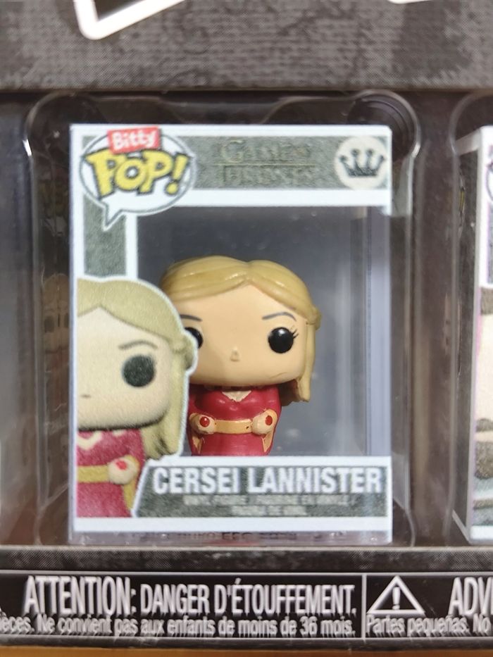 LOT 2 Boîtes Bitty Pop! Game Of Thrones (8 Figurines) - Lannister, Jon Snow, White Walker & Other ! - photo numéro 3