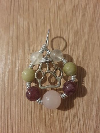 Pendentif empreinte de chat