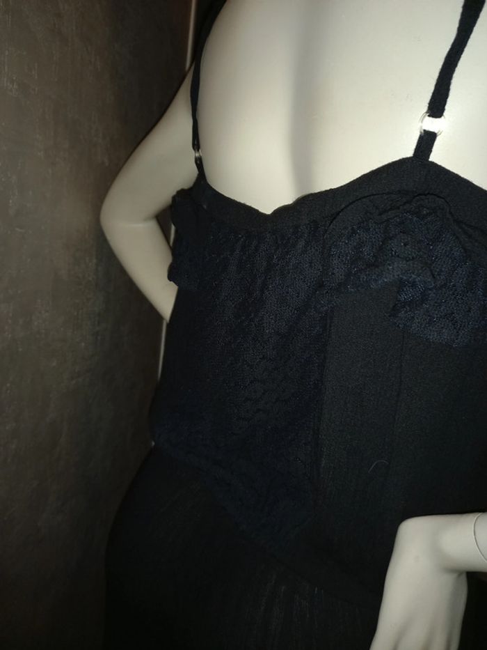 combinaison à bretelle noire miss liberto taille 42 - photo numéro 6