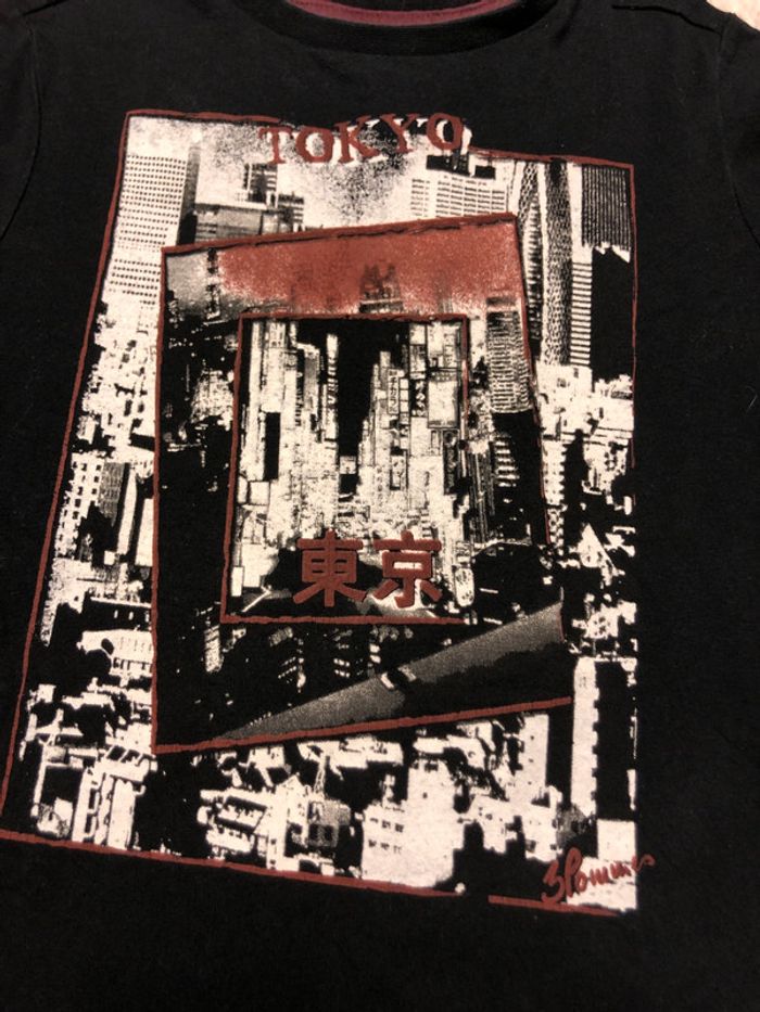 Tee shirt noir Tokyo G3a - photo numéro 4
