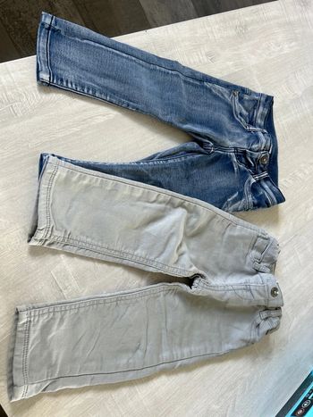 Lot 2 jeans 3 pommes