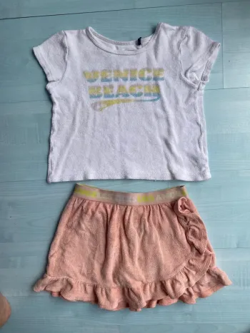 Ensemble éponge fille ikks 8 ans