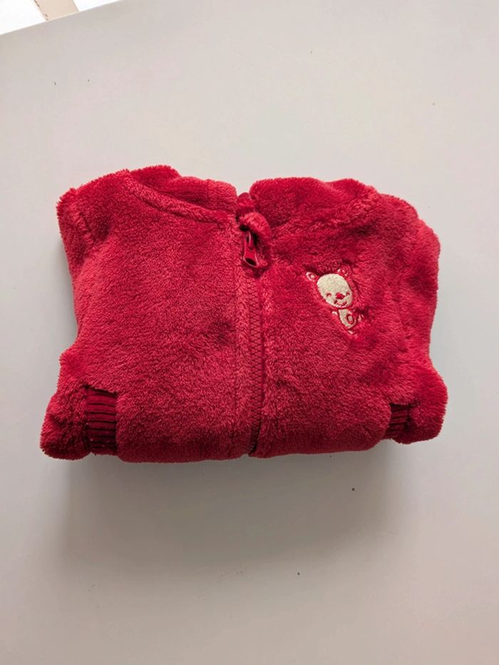 Gilet rouge Tissaia taille 6 mois - photo numéro 10