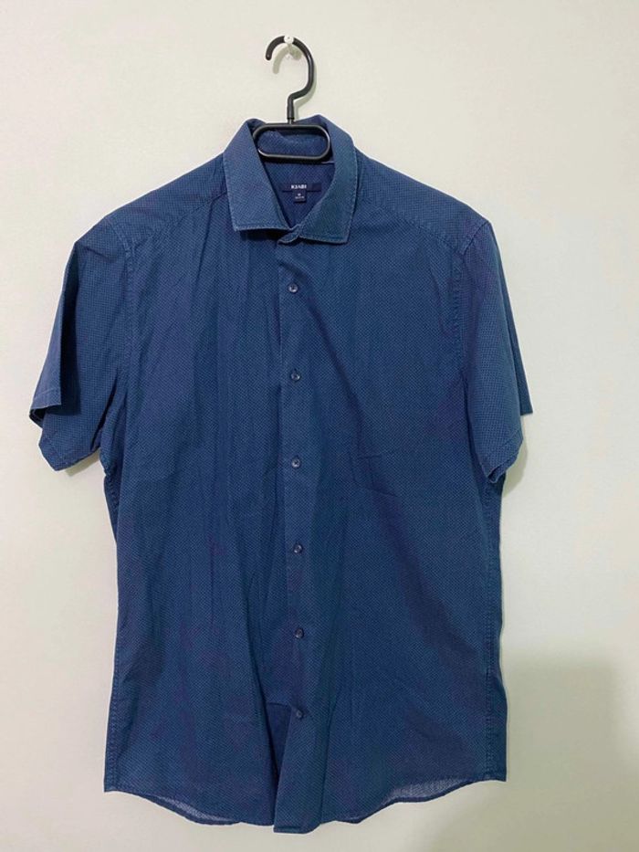 Chemise coupe droite manches courtes à motif marine Kiabi