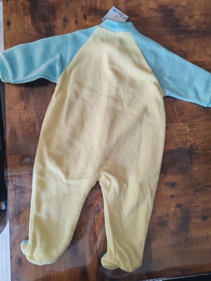 Sur pyjama garçon 12 mois jaune et bleu - photo numéro 3