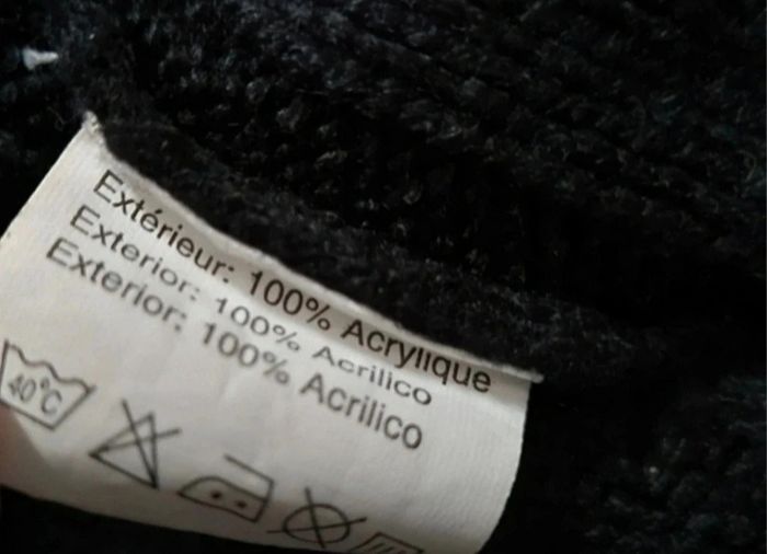 Pull noir avec zip au col taille XL - photo numéro 8