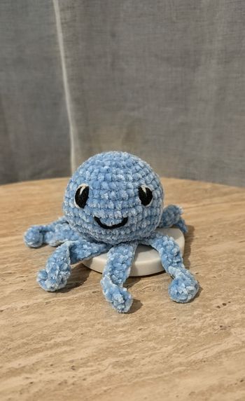 Poulpes au crochet - Fait main - laine chenille 