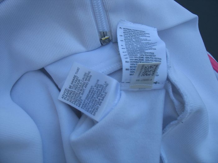 VESTE DE JOGGING BLANCHE ET ROSE FILLE "ADIDAS" - 14 ANS - n°01 - photo numéro 7
