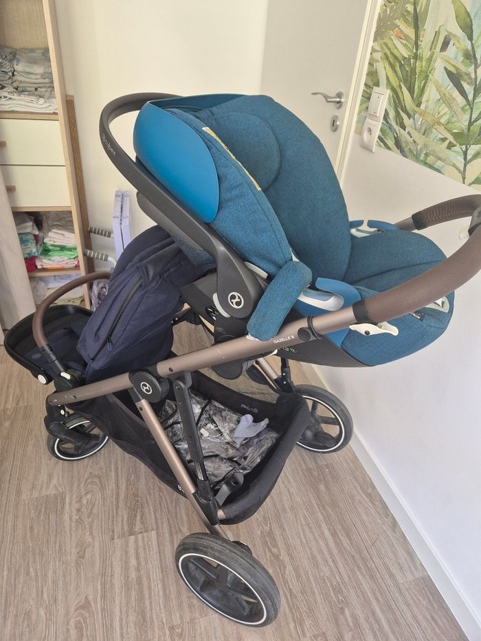 poussete duo, cosy+assises