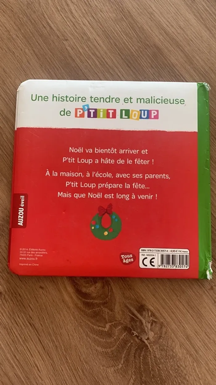 Livre petit loup prépare noël - photo numéro 2