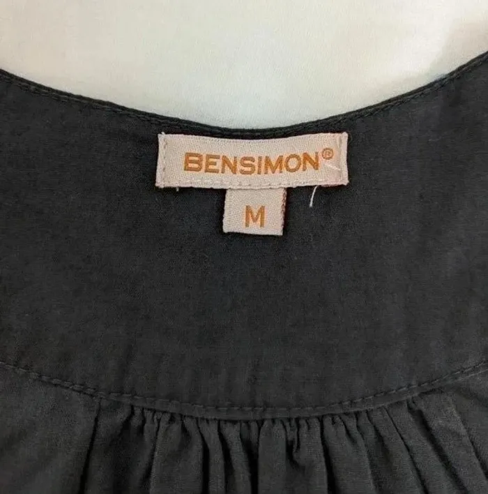 Robe d'été brodée en coton - Bensimon - taille 38 - photo numéro 3