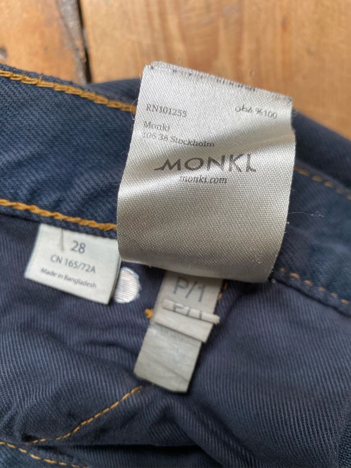 Jeans denim bootcut  coton noir w28 Monki - photo numéro 5