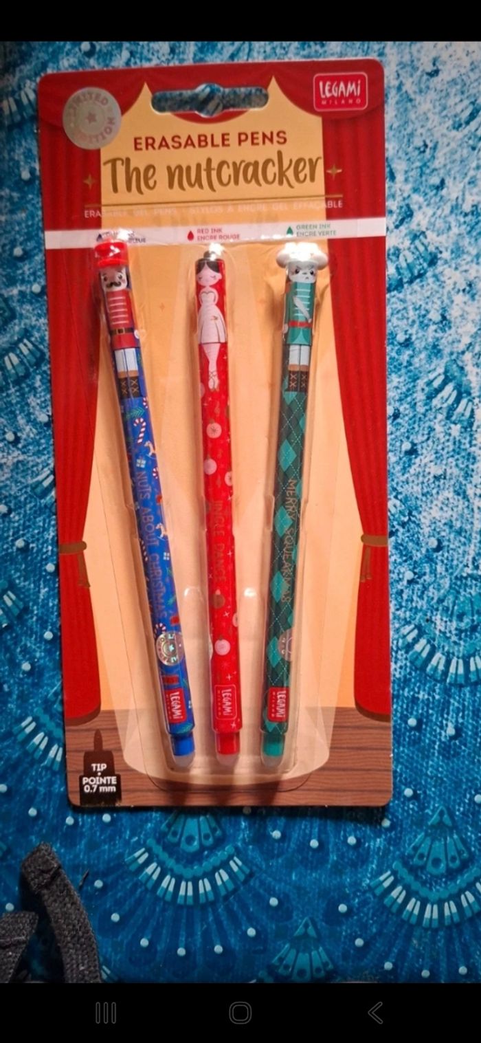 Stylo legami Noël nutcracker