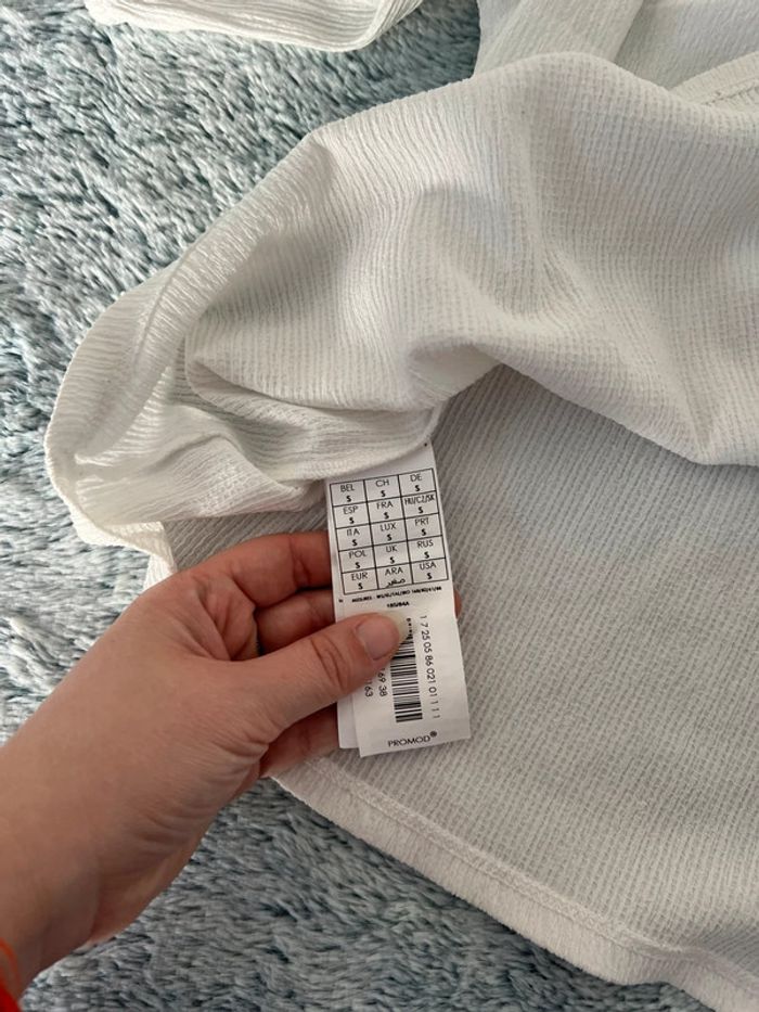 Haut blanc Promod - photo numéro 3