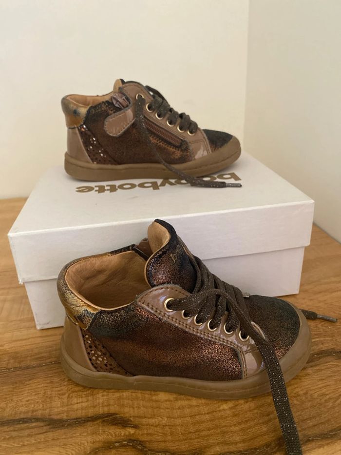 Chaussures montantes cuir fille - photo numéro 2