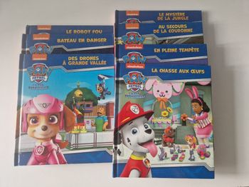Lot 7 livres Pat patrouille