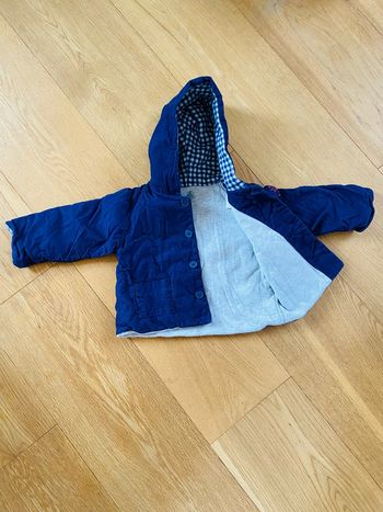 Petite veste à capuche Petit Bateau 12 mois