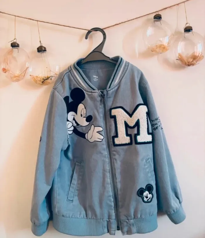 veste zippée mickey coton kiabi 6 ans 🩵