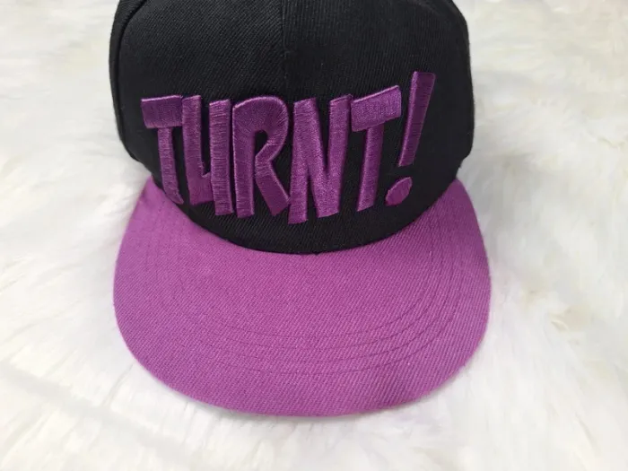 Casquette Snapback – Noir & Violet – Style Streetwear (567) - photo numéro 2