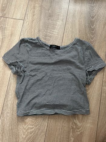 T-shirt court à rayures