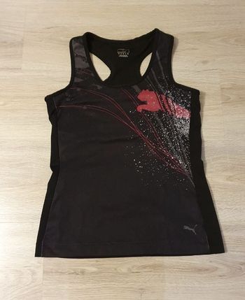 Débardeur noir brassière intégrée Puma S