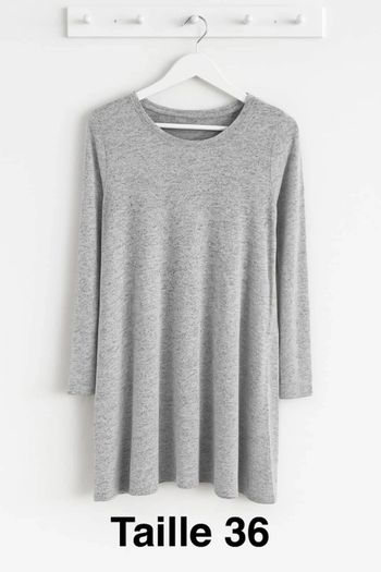 🧥 Robe grise douce 🧥