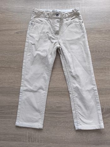 Pantalon velours jacadi 4ans crème