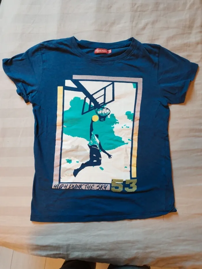T-shirt basket Tissaia 10 ans