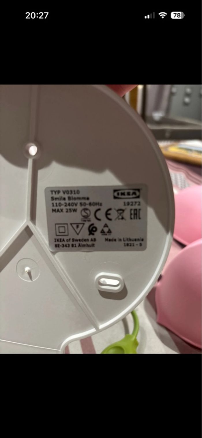 Lampe fleur - photo numéro 3