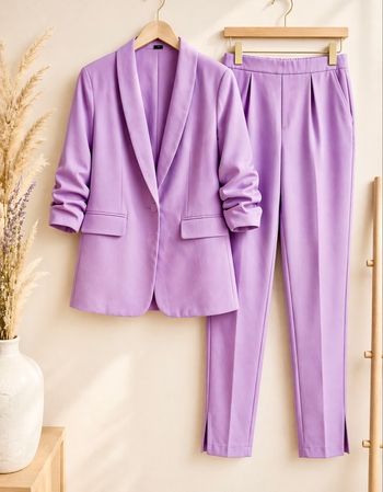 Tailleur Pantalon Violet 💜