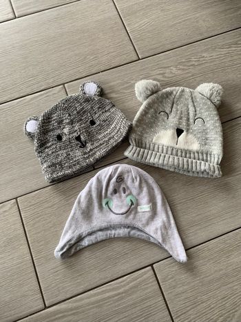 Lot bonnet 3/6mois
