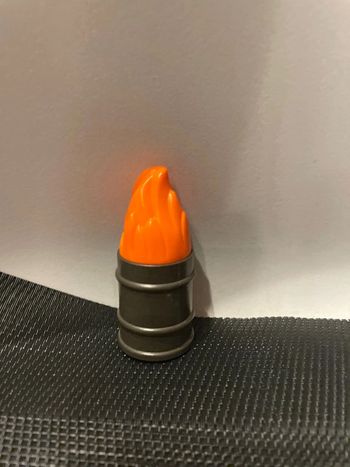 Playmobil tonneau fut enflammé en feu sapeurs pompiers fireman city pièces détachées