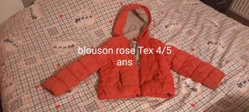 Blouson rose chaud
