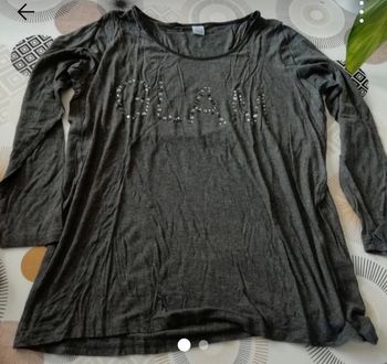 T shirt à manches 3/4 msmode taille XL