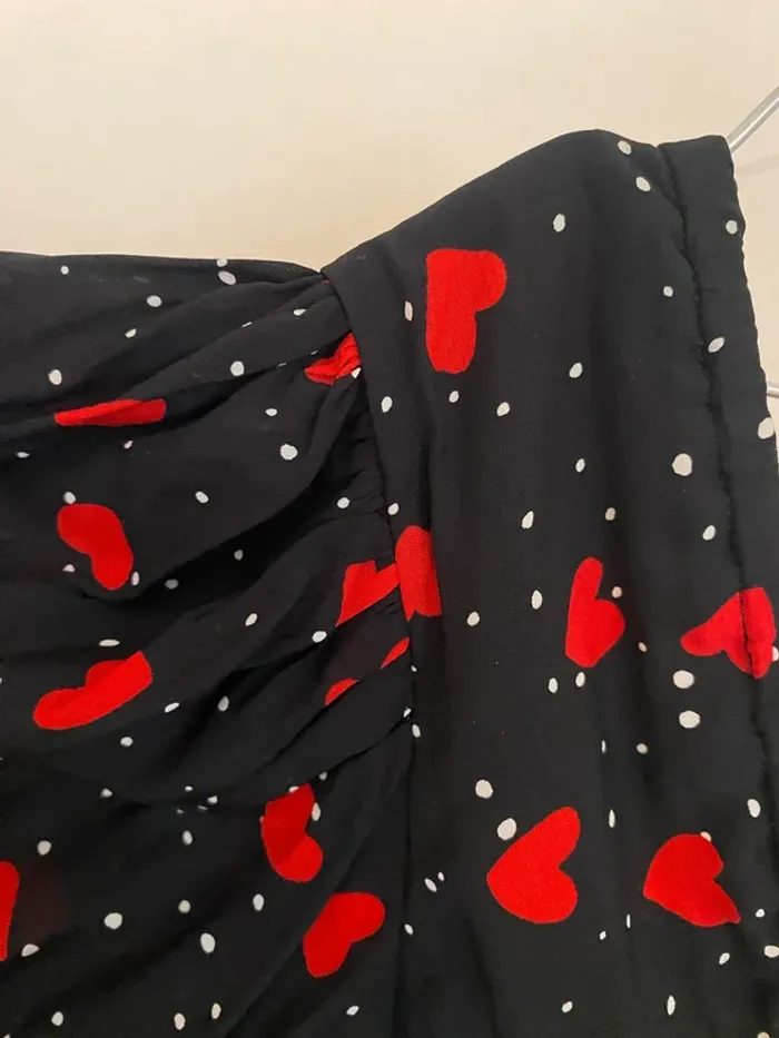 Robe noire avec cœurs rouges The Kooples - photo numéro 10