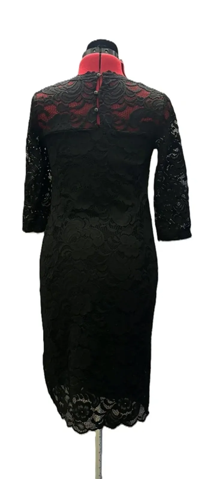 Sublime robe en dentelle noire Mamalicious S/36 - photo numéro 3