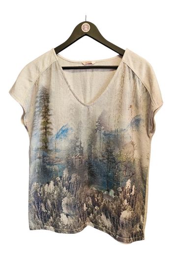 Blouse manches courtes Camaïeu T42