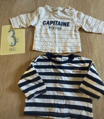 T-shirt 3 mois garçon