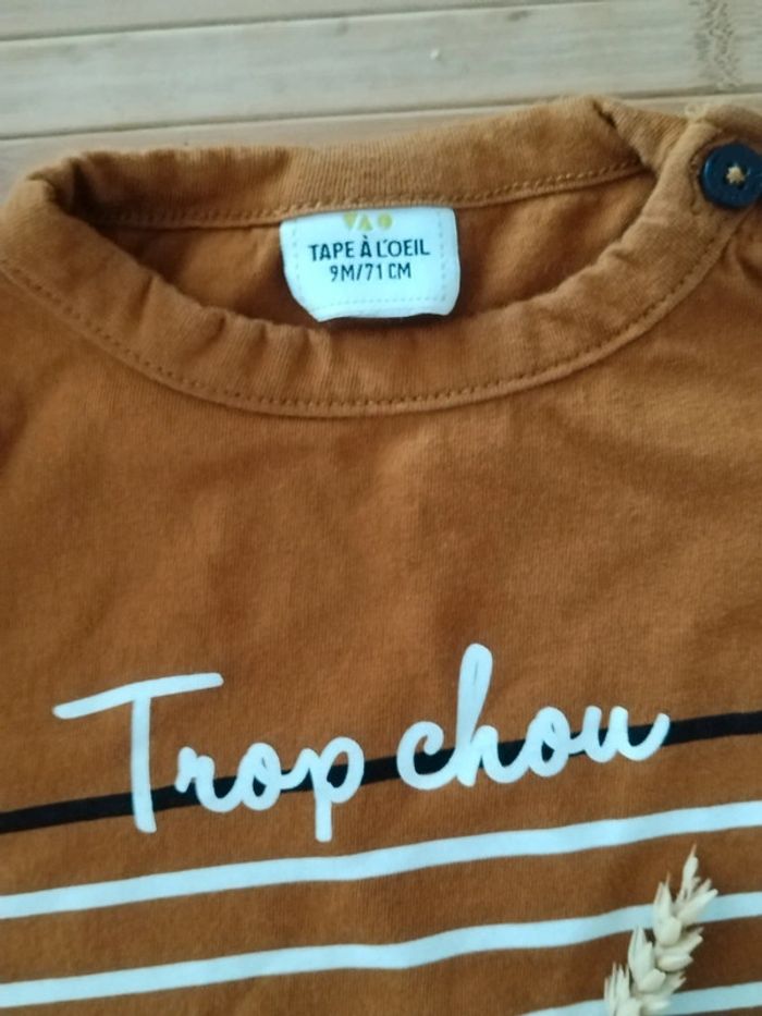 Haut manches longues tao 9mois - photo numéro 2