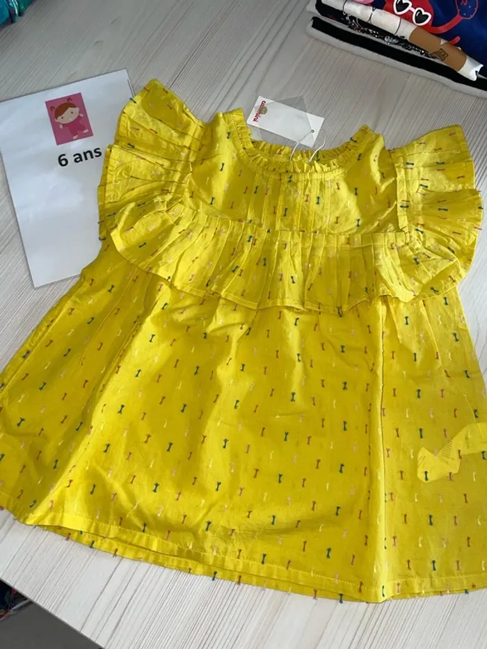 Blouse catimini 6 ans neuve