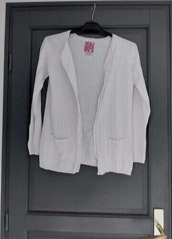 Gilet blanc manches longues Tbe 13/14 ans