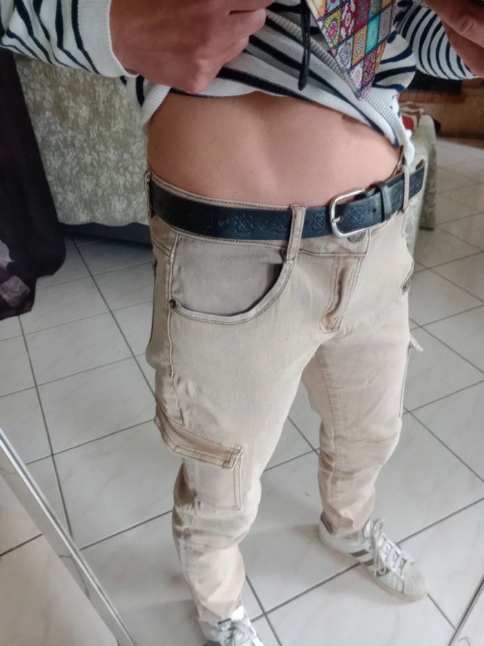 Pantalon femme 42 caramel marron c68 - photo numéro 5