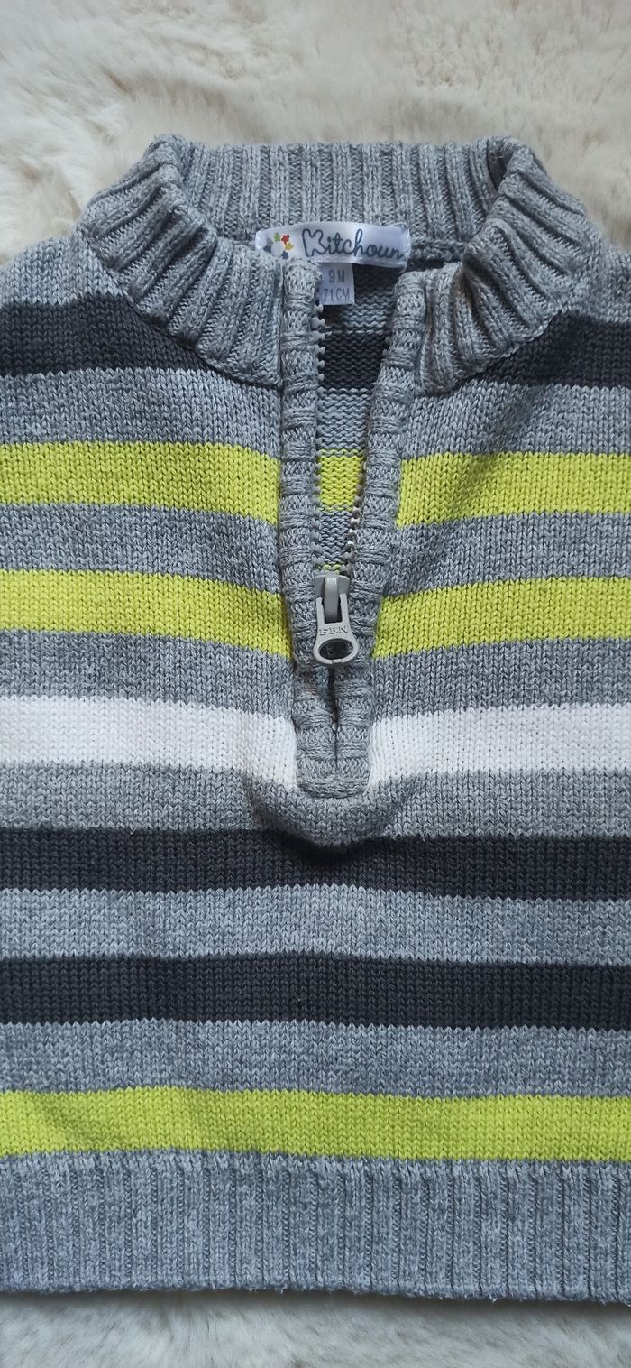 Lot de 2 pulls taille 9 mois - photo numéro 4