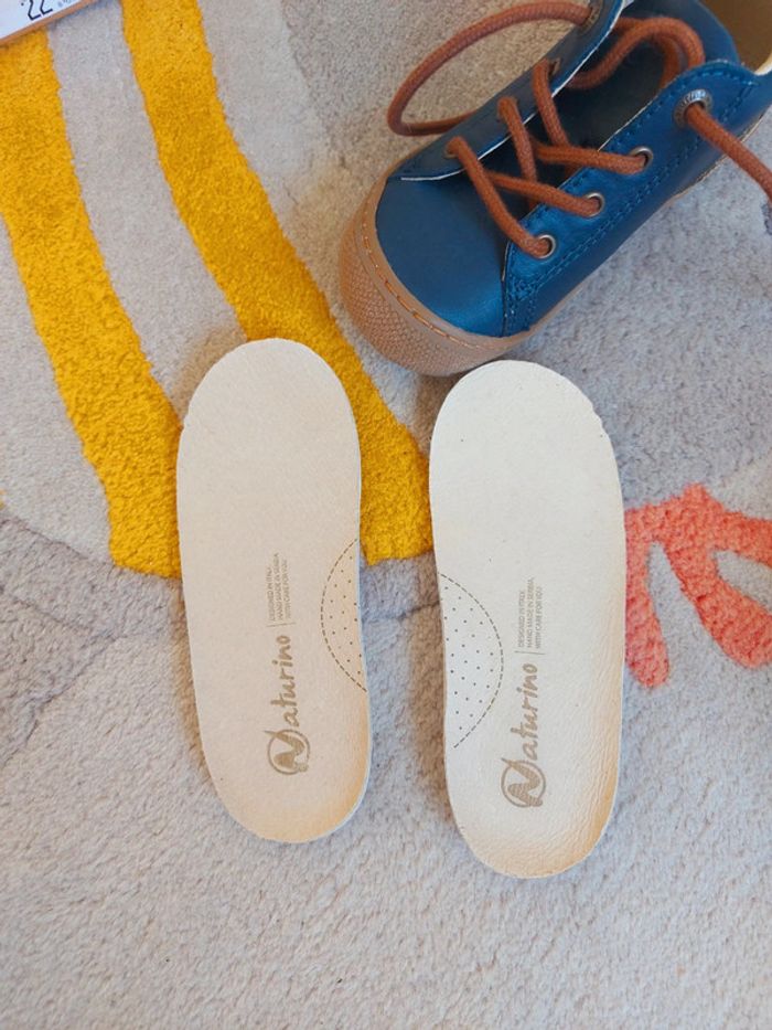 Naturino Romy nappa/suede Navy Stone 22 - photo numéro 6
