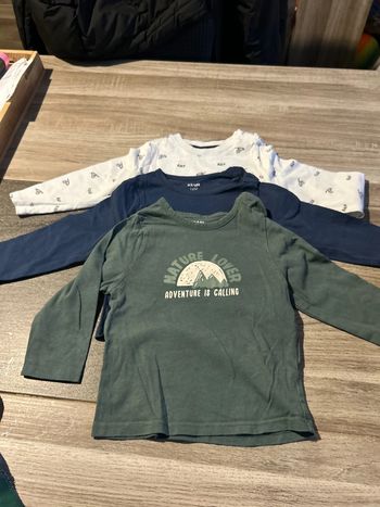 TEE shirt manche longue kiabi